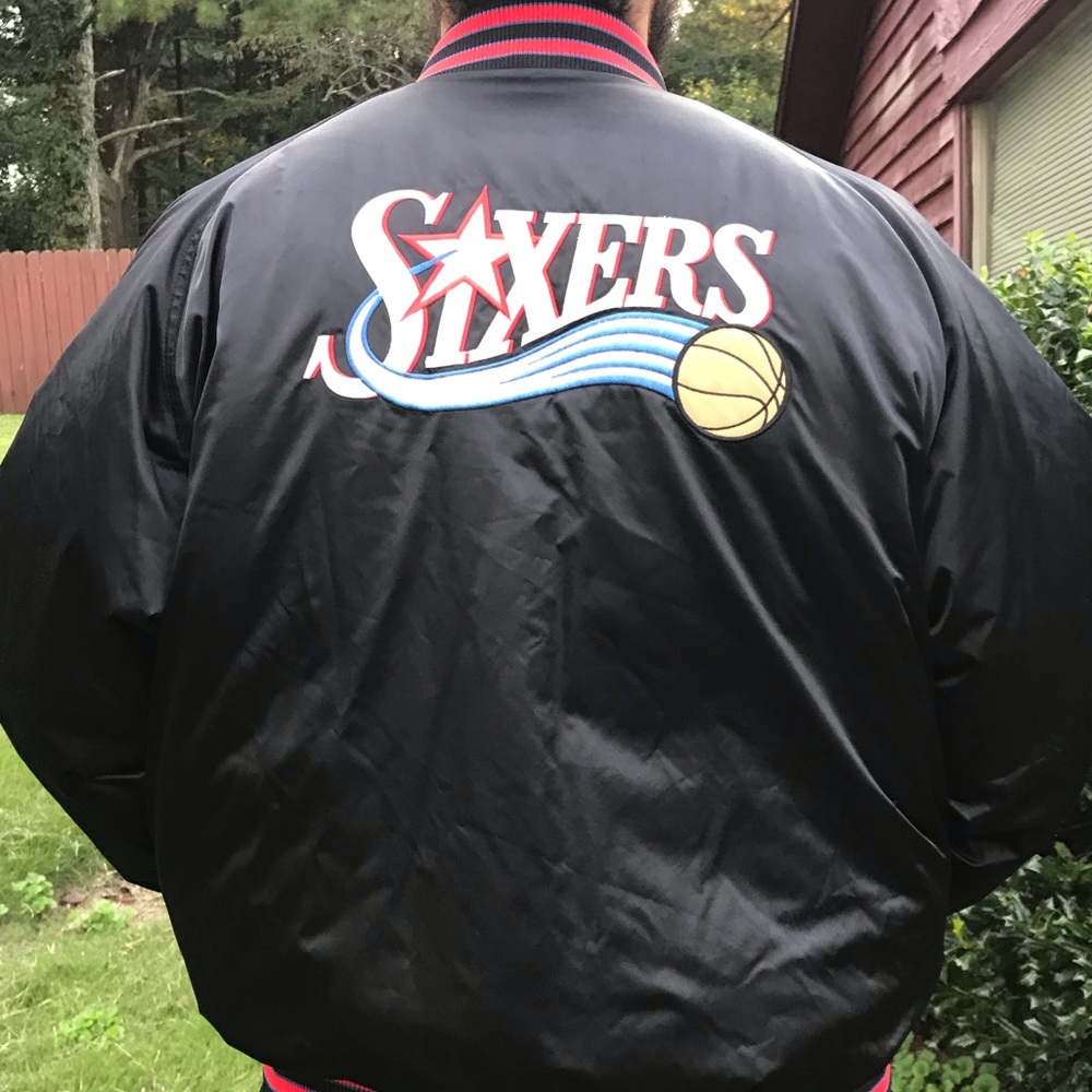 Sixers 76 Nike Varsity Bomber Jacket Unisex XXL